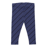 WYNKEN Baby Luna Leggings - Blue Diagonalonal Stripe