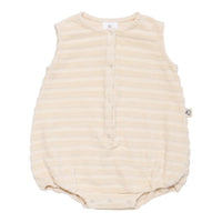 WYNKEN Chalk Terry Stripe Good Day Romper