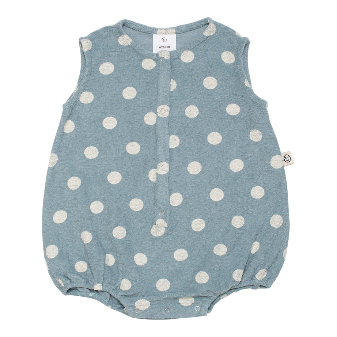 WYNKEN Ocean Green Dot Good Day Romper