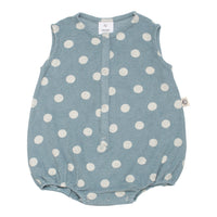 WYNKEN Ocean Green Dot Good Day Romper