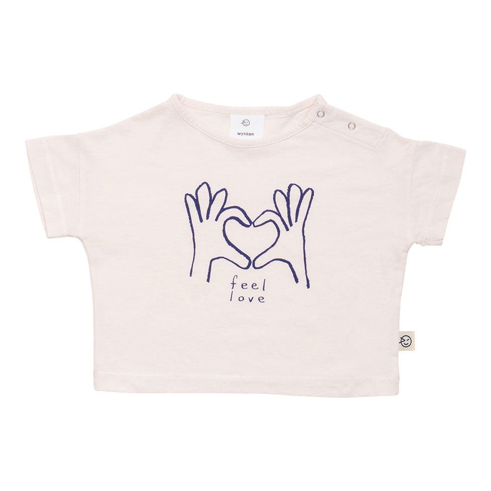 WYNKEN Feel Love Chalk Baby Tee