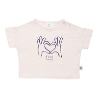 WYNKEN Feel Love Chalk Baby Tee