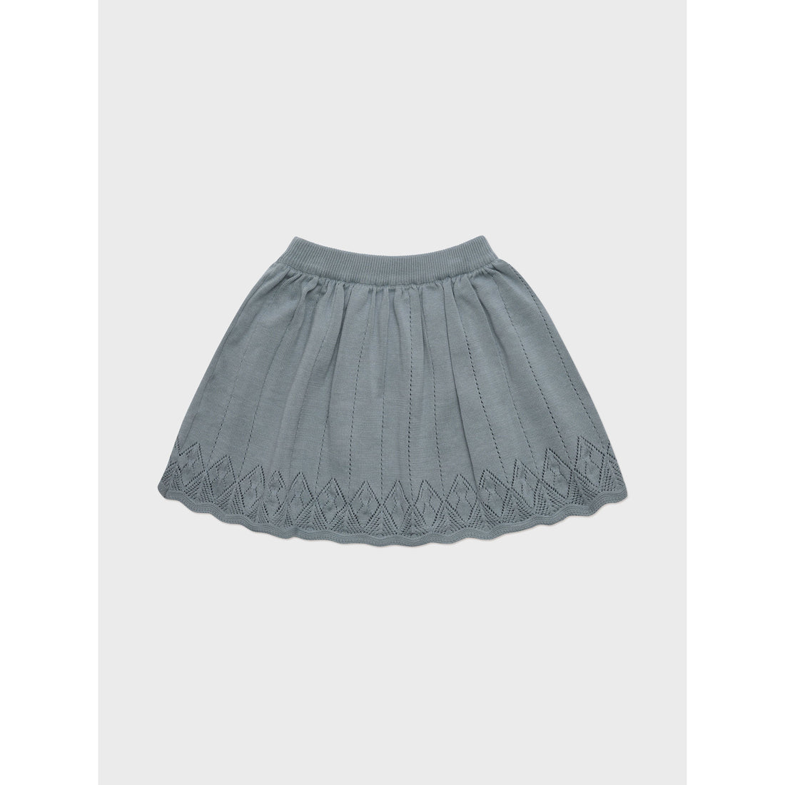 Louisiella Novella Knit Skirt- Blue