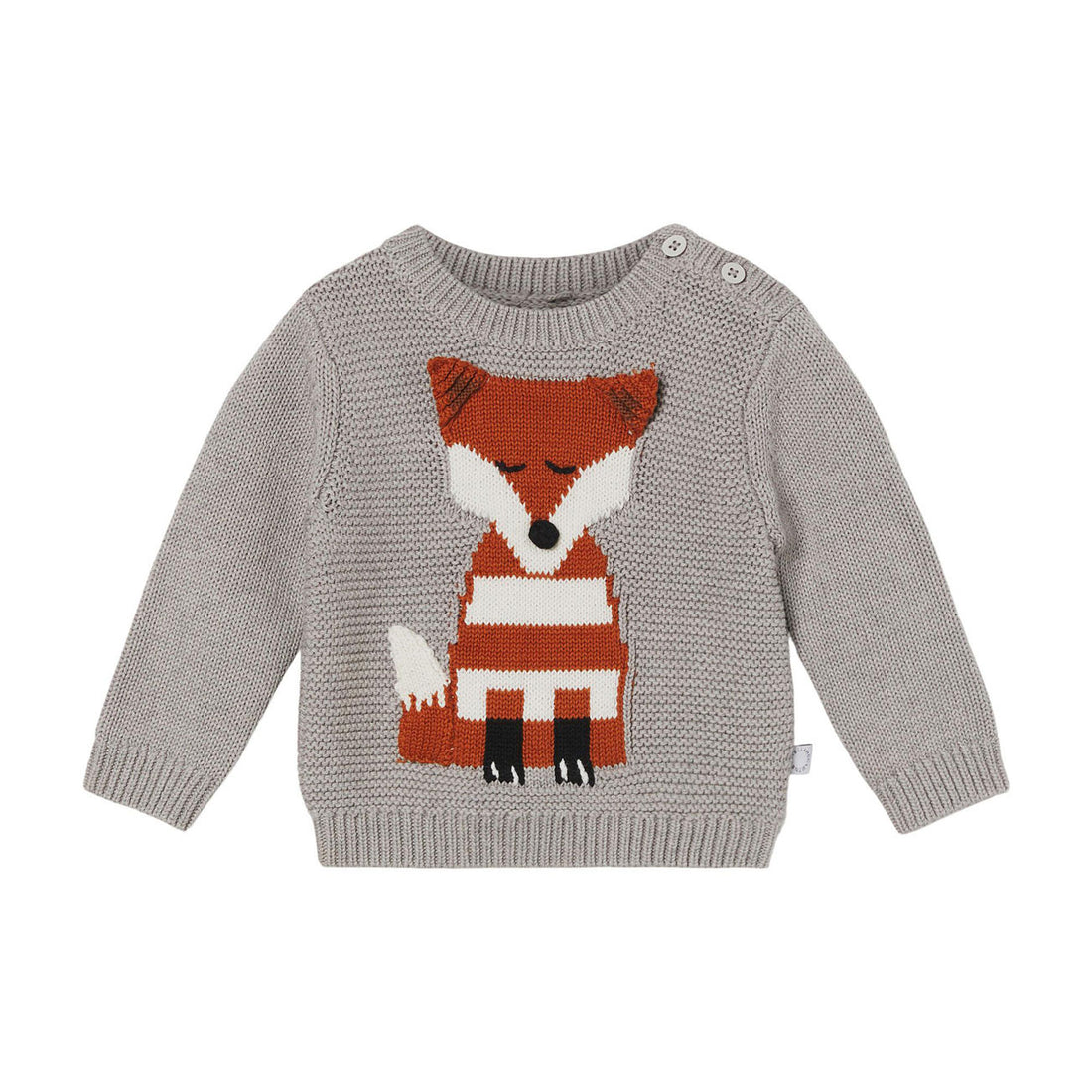 Stella McCartney Knit Sweater With Fox In Stitch