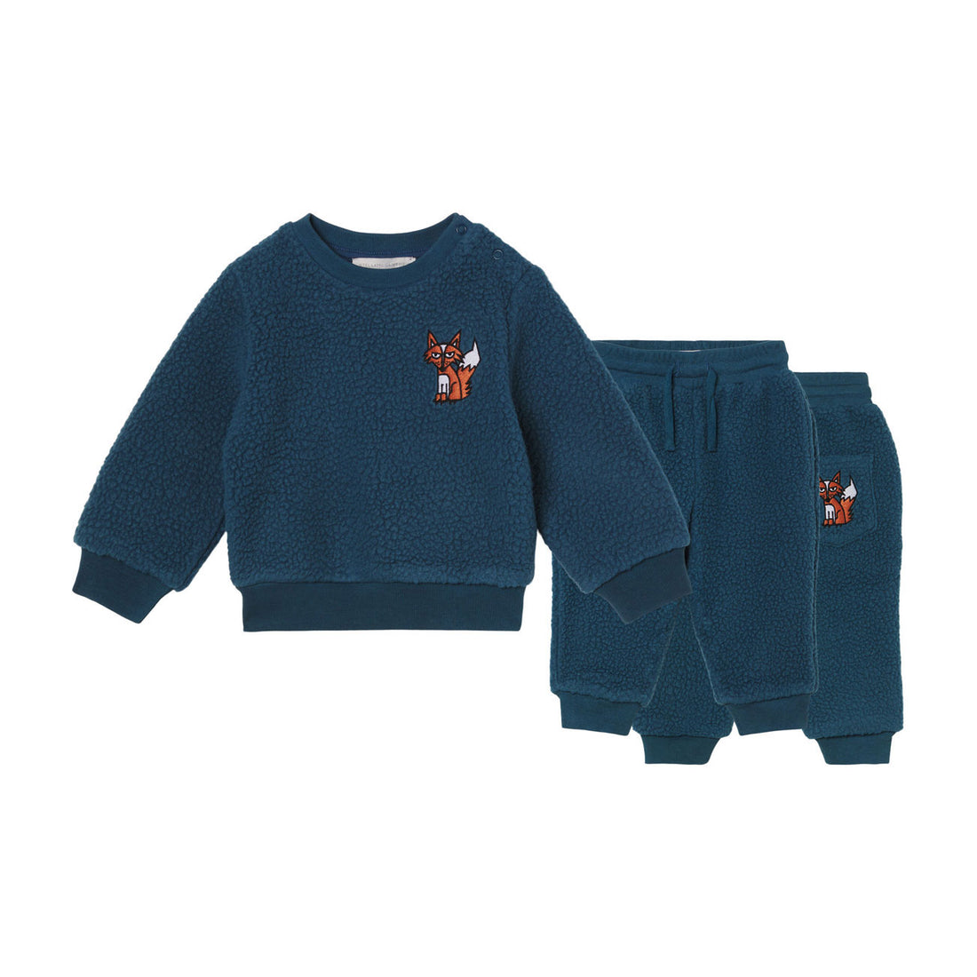 Stella McCartney Teddy Tracksuit With Fox Embroidered