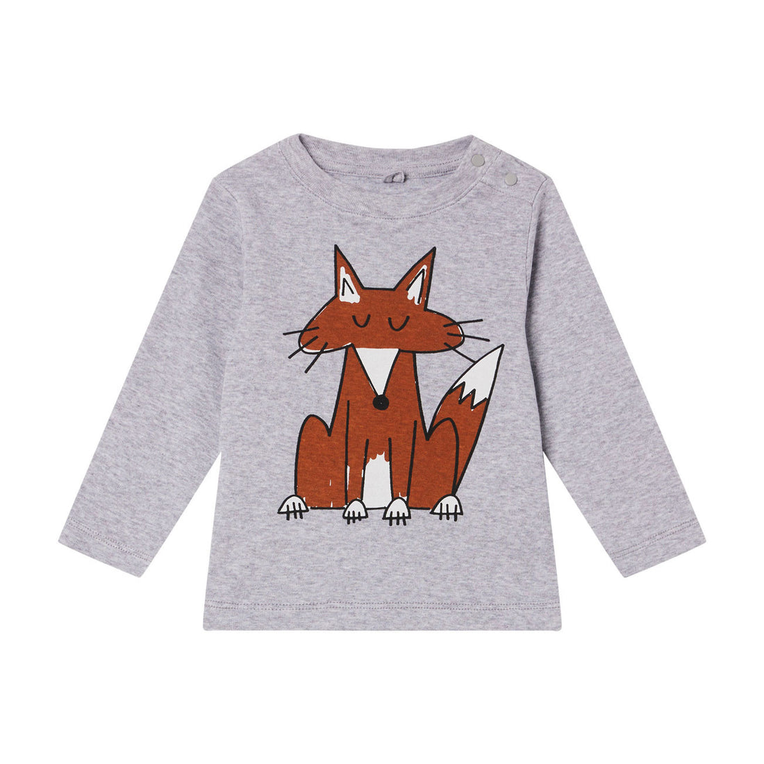 Stella McCartney Tee With Sleepy Fox Print