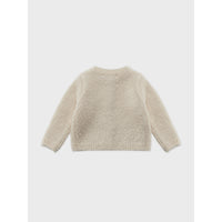 Louisiella Baby Allium Knit Cardigan - Pale Beige