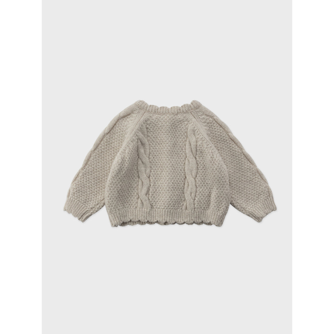 Louisiella Baby Benibla Knit Cardigan - Beige