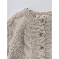 Louisiella Baby Benibla Knit Cardigan - Beige