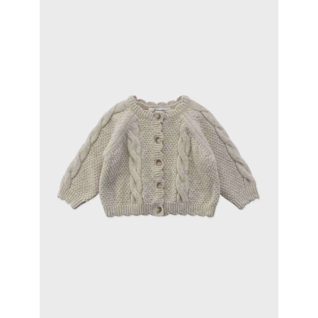 Louisiella Baby Benibla Knit Cardigan - Beige