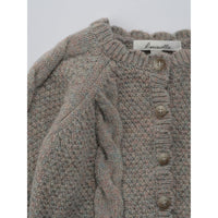 Louisiella Baby Benibla Knit Cardigan - Mint Grey