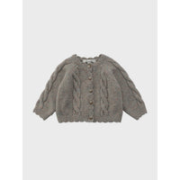 Louisiella Baby Benibla Knit Cardigan - Mint Grey