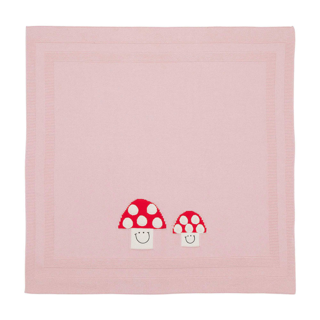 Stella McCartney Blanket With Smiley Mushroom In Stitch