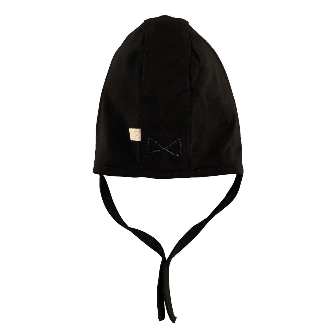 Mini Sibling Coal Plain Baby Bonnet