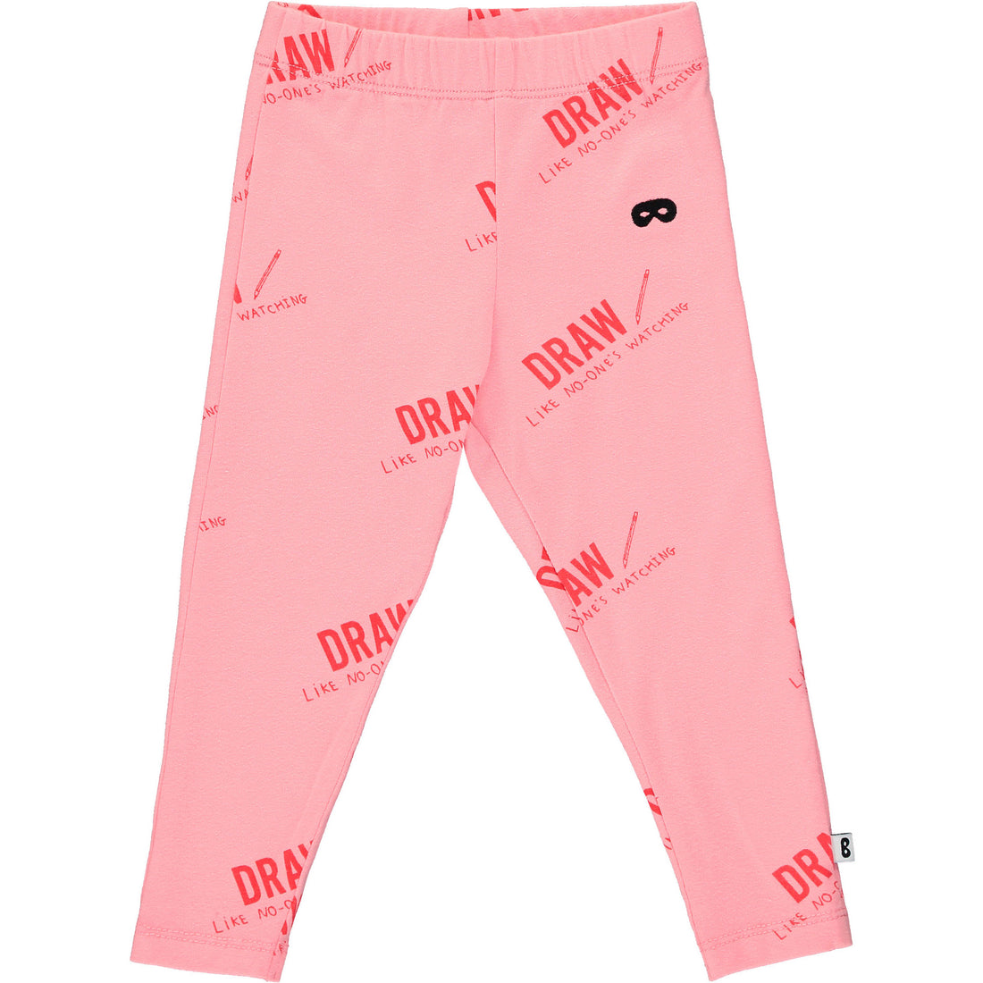 Beau Loves Pepto Pink Draw Leggings