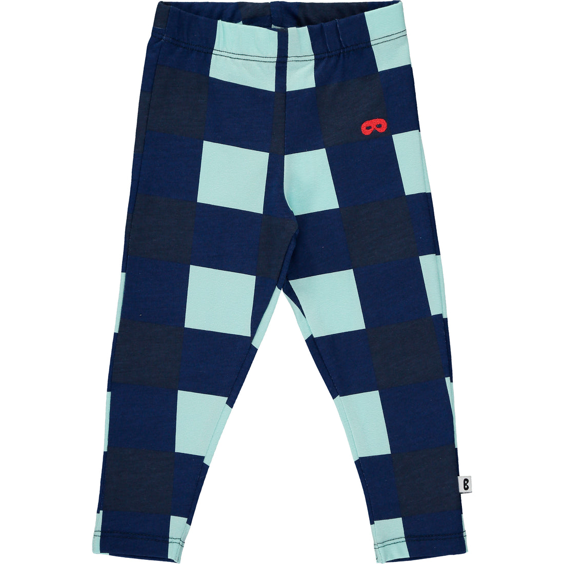 Beau Loves Navy Gingham Leggings