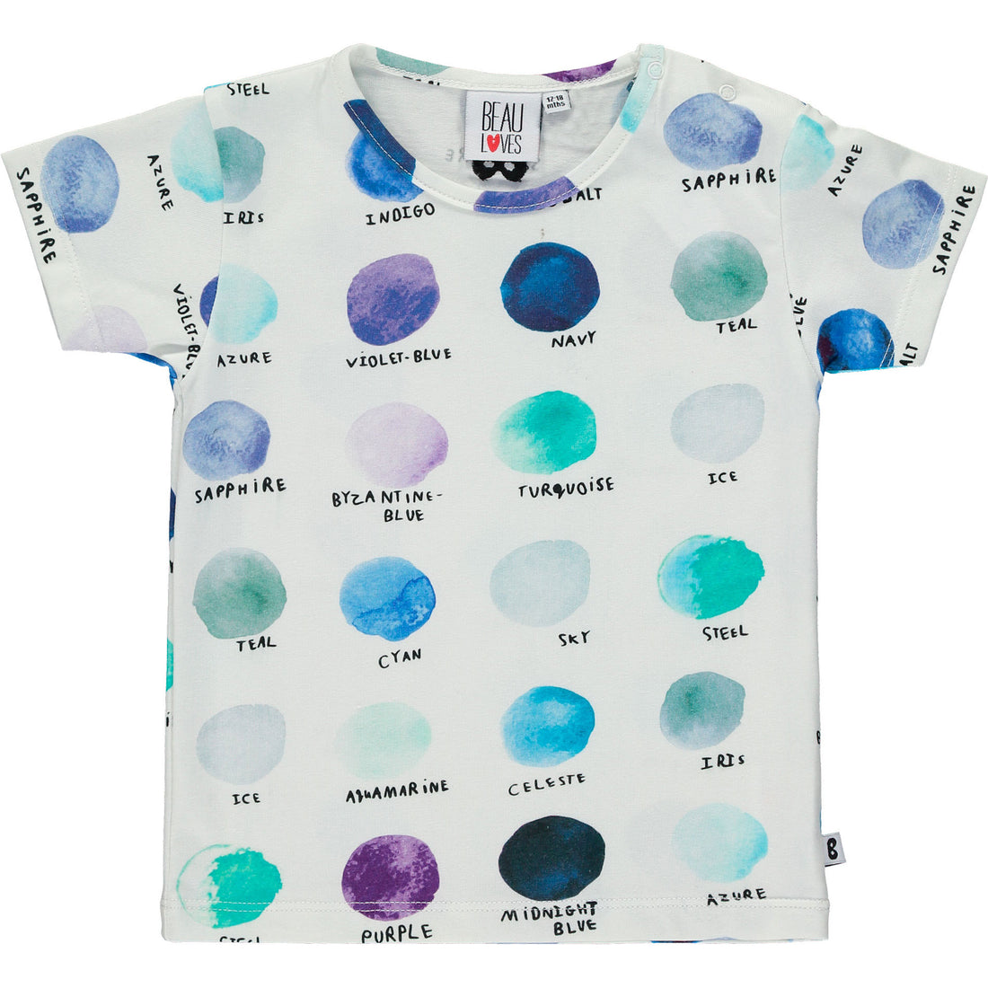 Beau Loves Pallet Dots Baby Tee