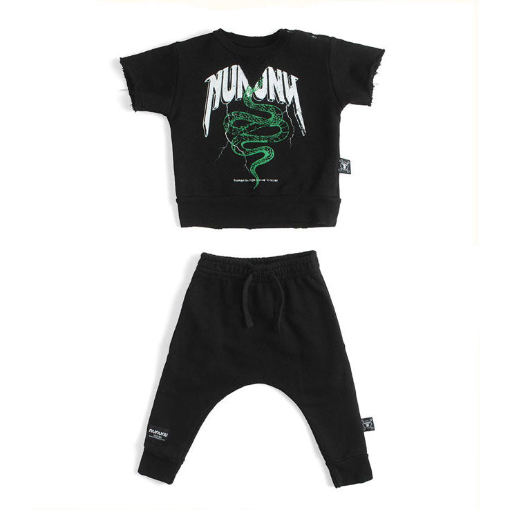 NUNUNU Black Baby Snake Set