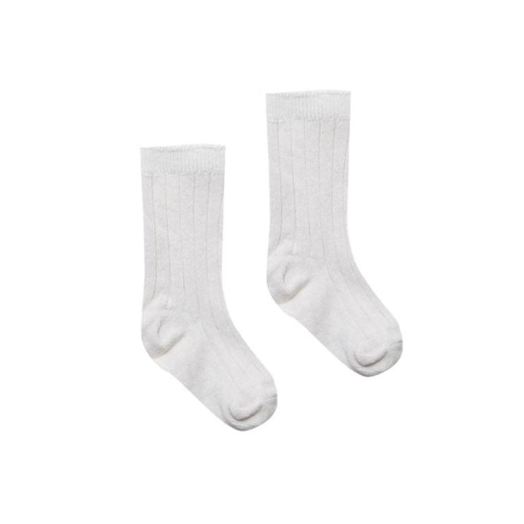 Quincy Mae Baby Girl Organic Brushed Jersey Socks Pack