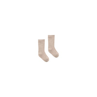 Quincy Mae Baby Girl Organic Brushed Jersey Socks Pack
