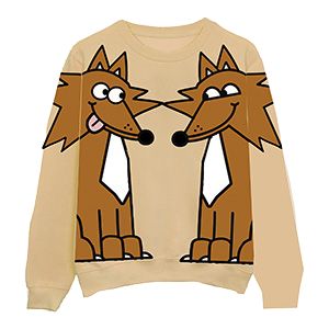Stella McCartney Sweatshirt With Double Fox Print