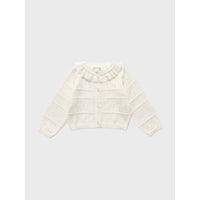 Louisiella Baby Ceia Knit Cardigan  Ivory