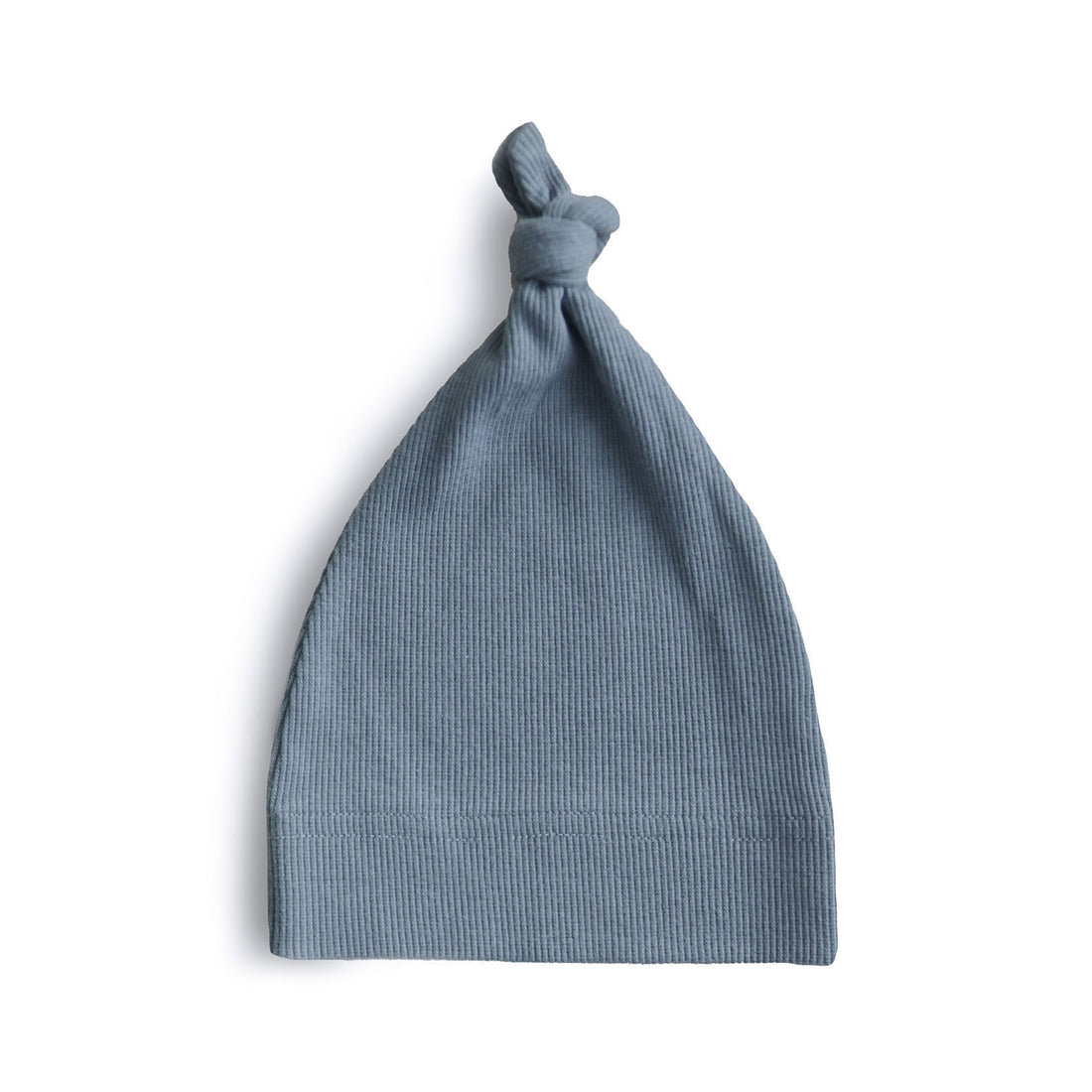 Mushie Ribbed Baby Beanie- Tradewinds