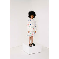 Beau Loves Colour Hearts+Masks Print Raglan Sweater