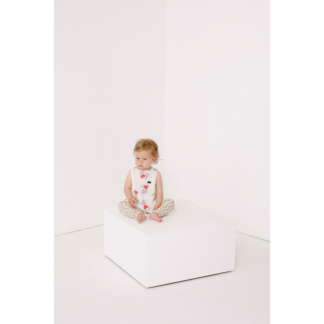 Beau Loves Natural Hold My Heart A-Line Baby Top