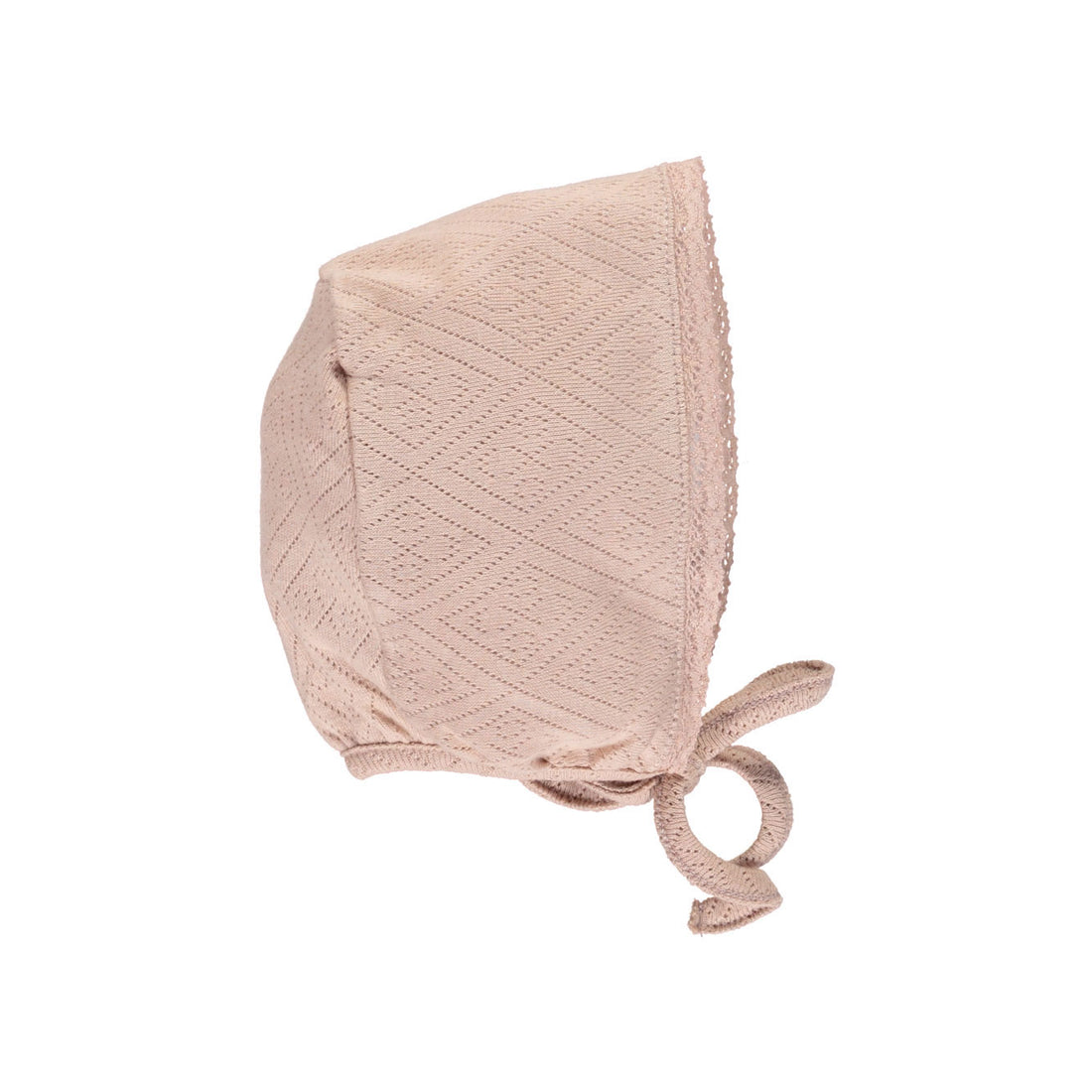 Bebe Organic Blush Pointelle Bebe Bonnet