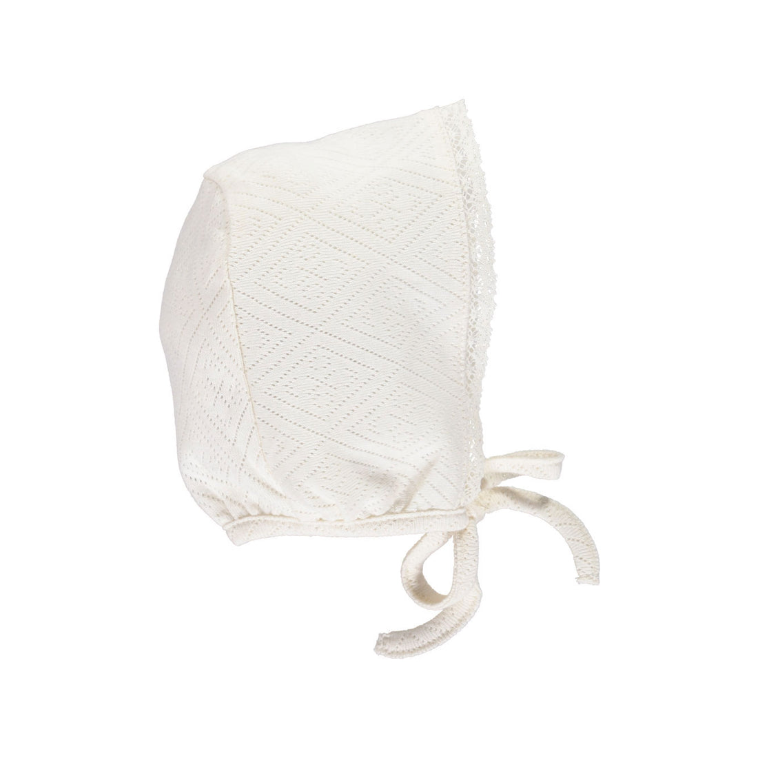 Bebe Organic Natural Pointelle Bebe Bonnet