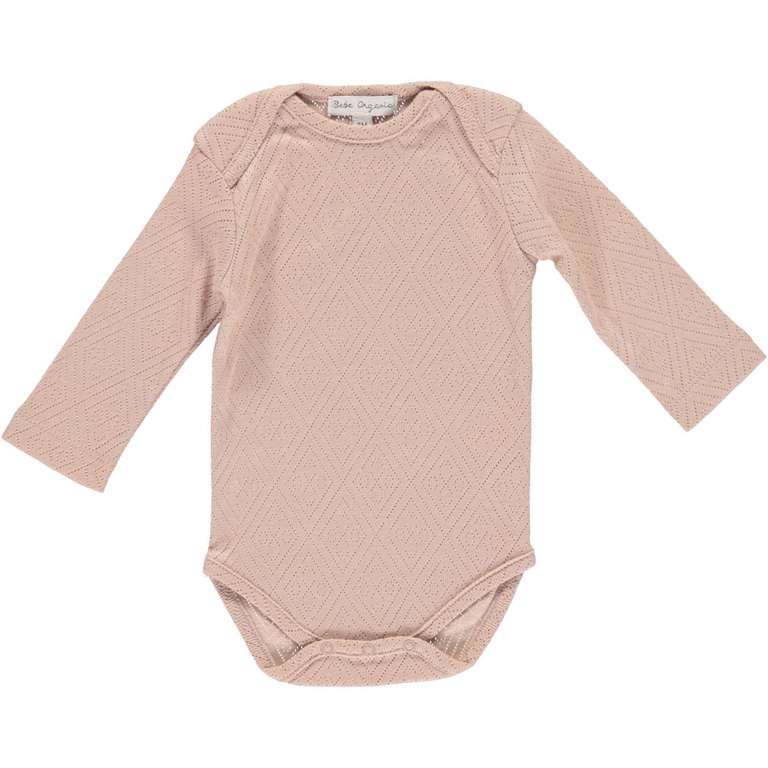Bebe Organic Blush Pointelle Bebe Onesie