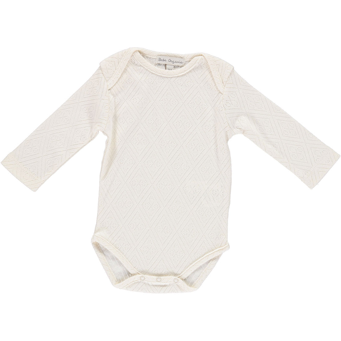 Bebe Organic Natural Pointelle Bebe Onesie