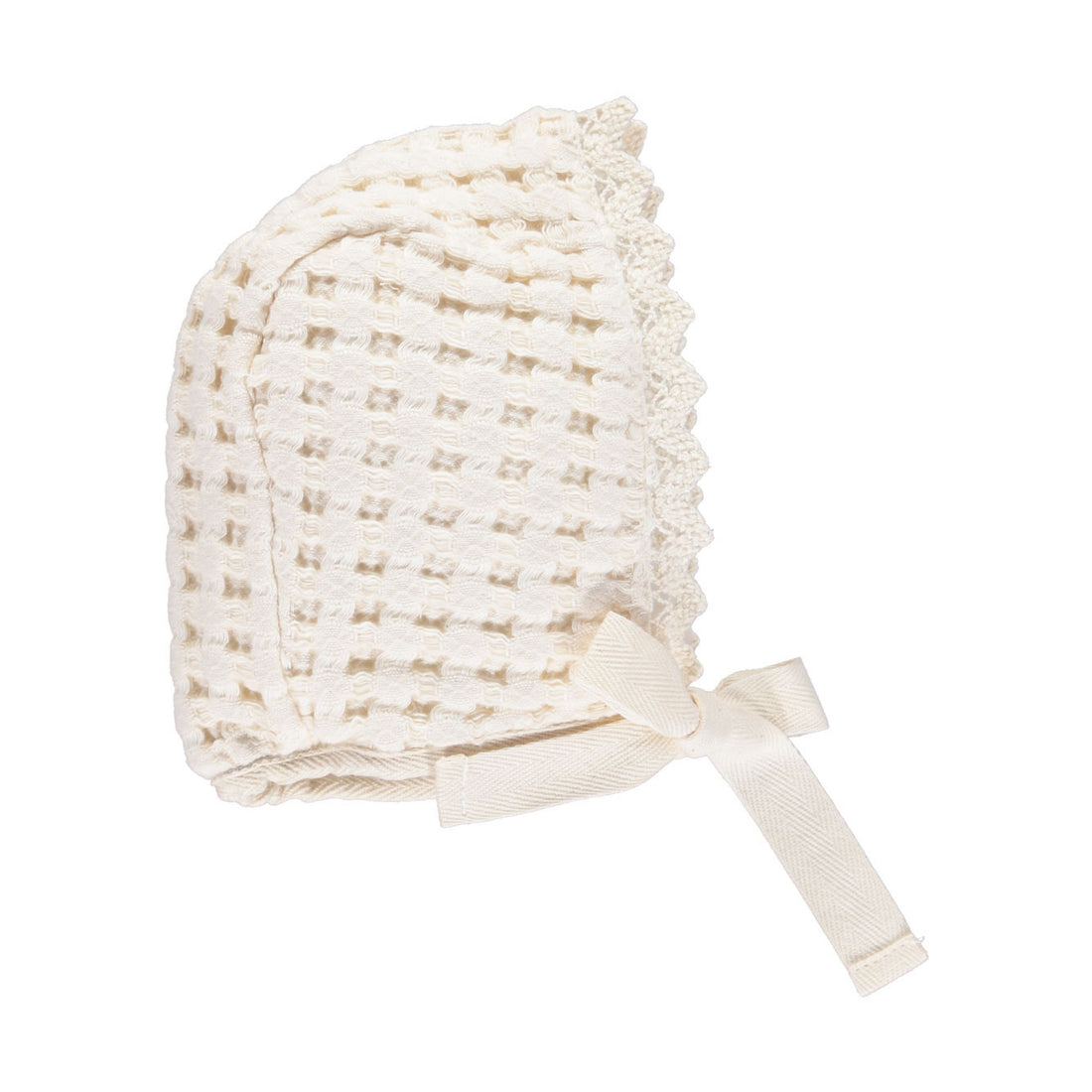 Bebe Organic Natural Bebe Waffle Bonnet