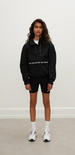 Les Coyotes De Paris Noir Logo Hooded Jacket