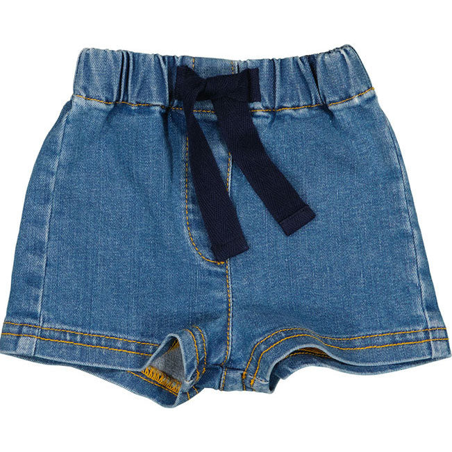 Louis Louise Blue Denim Pekin Bermuda