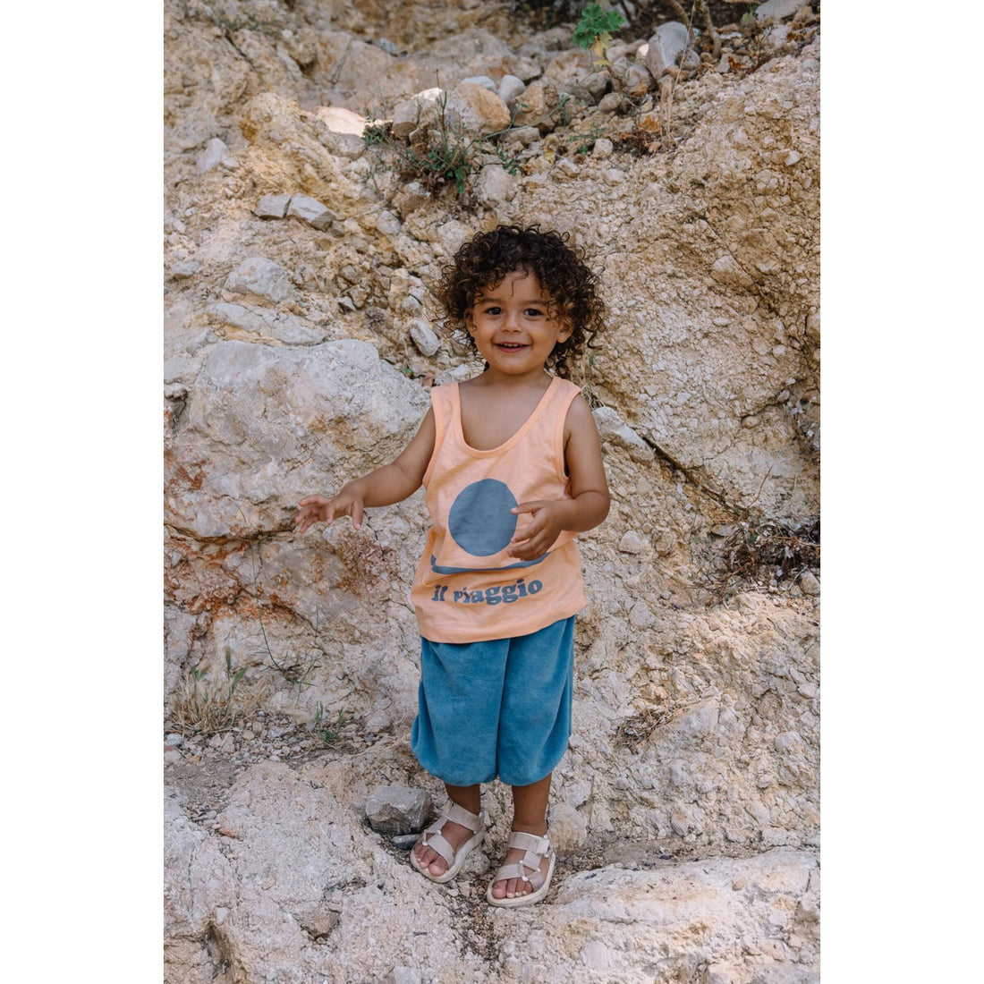 We are Kids Bright Blue Bob Bermuda