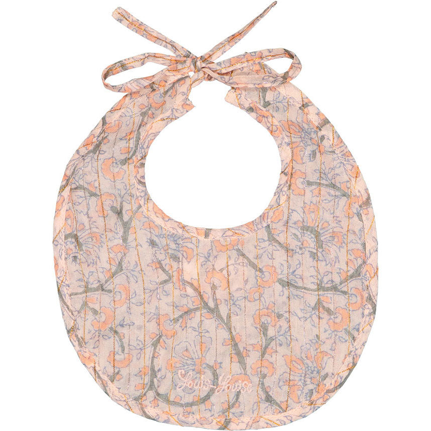 Louis Louise Light Pink Indian Lurex Bulle Bib