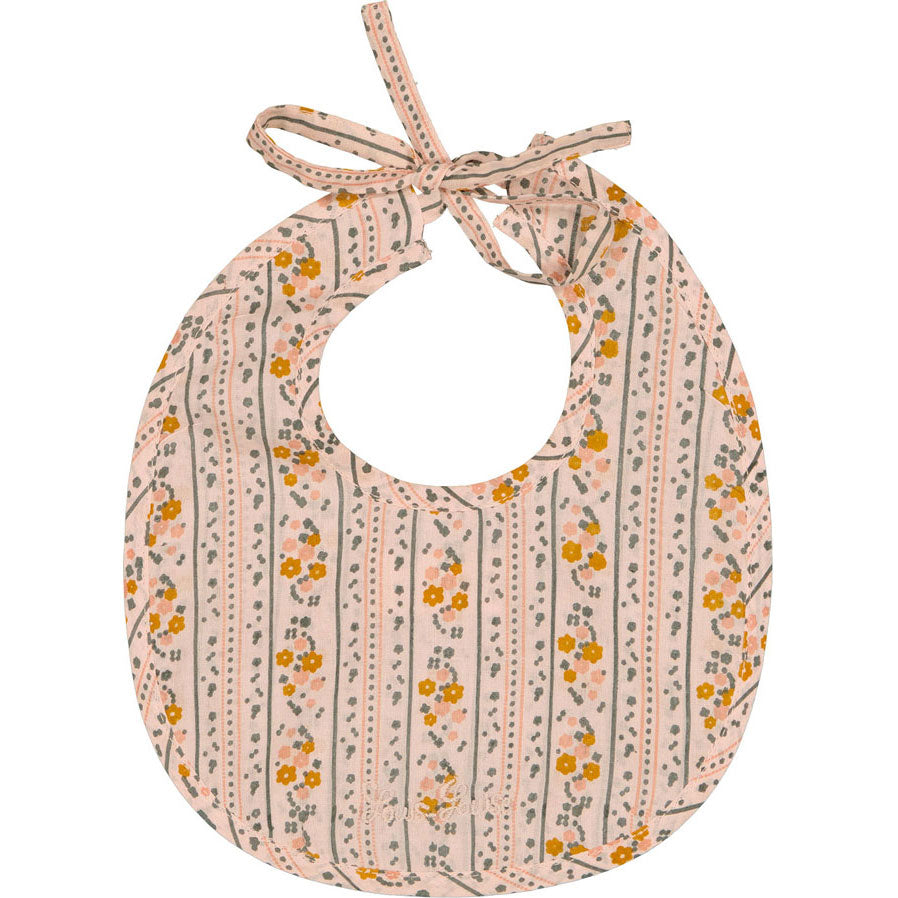 Louis Louise Pink Little Flower Bulle Bib