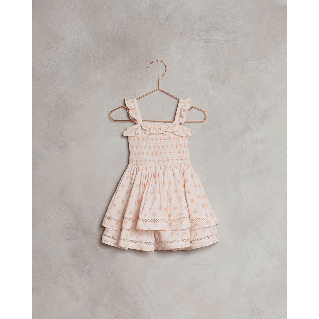 Noralee Powder-Pink Birdie Dress | Powder Pink Motif