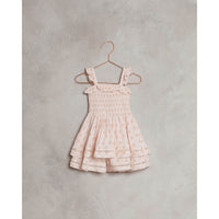 Noralee Powder-Pink Birdie Dress | Powder Pink Motif