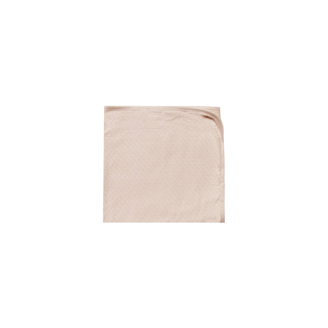 Quincy Mae Rose Organic Pointelle Baby Blanket