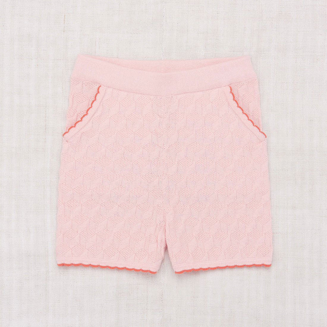 Misha and Puff English Rose Block Stitch Scallop Shorts