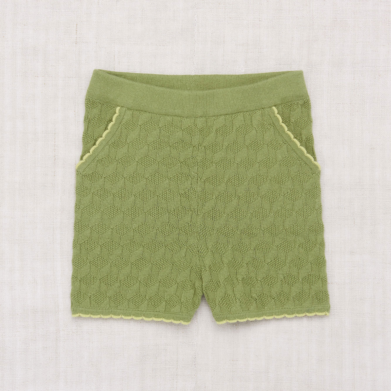 Misha and Puff Willow Block Stitch Scallop Shorts – Ladida