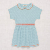 Misha and Puff Steel Blue Block Stitch Tennis Dress