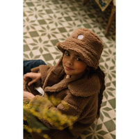 We are Kids Marron Glac� + Logo Mouse Junior Bob Hat