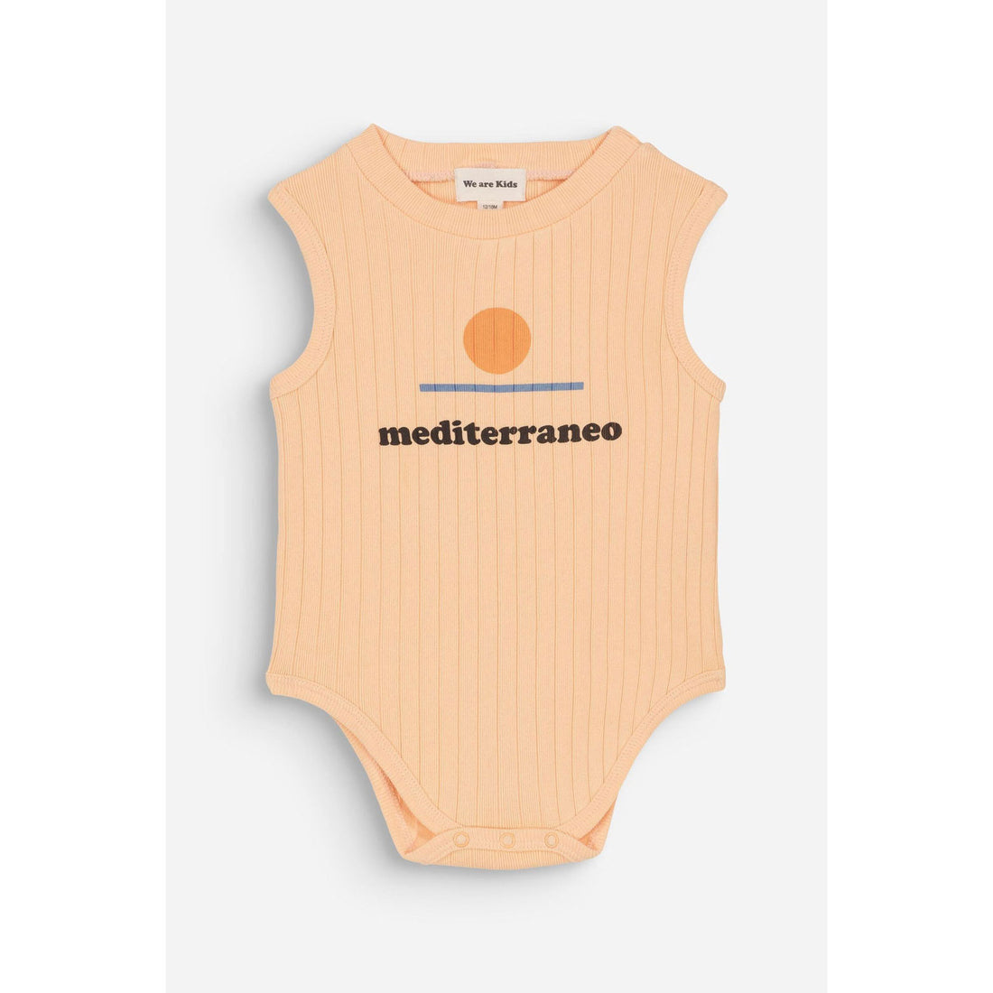 We are Kids Peach Mediterraneo Orso Bodysuit