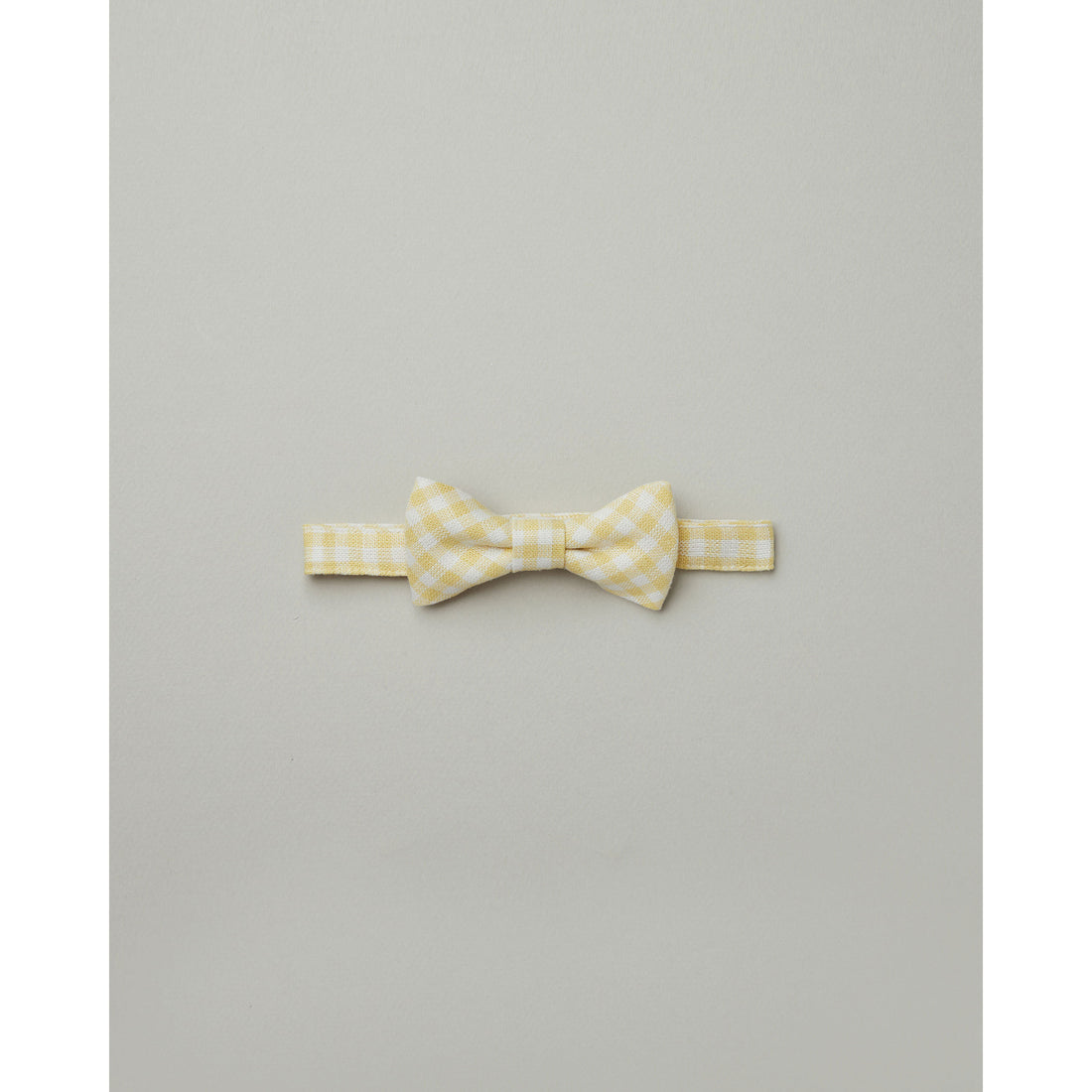 Noralee Lemon-Gingham Bow Tie | Lemon Gingham