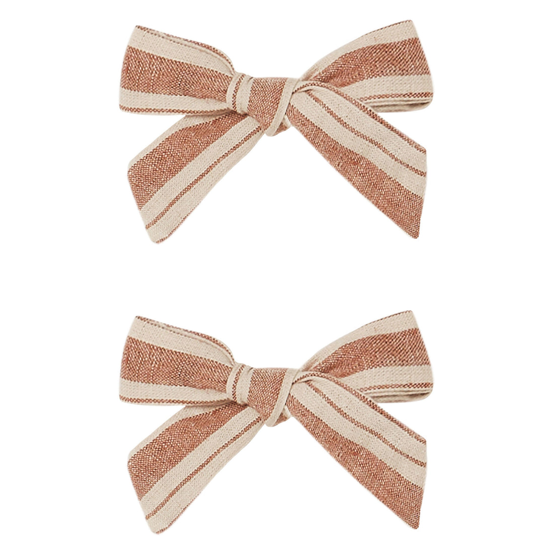 Rylee and Cru Bow W. Clip | Stone Stripe