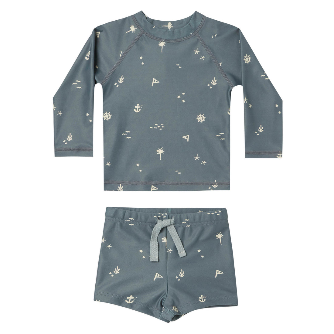 Rylee and Cru Rashguard Boys Set | Nautical